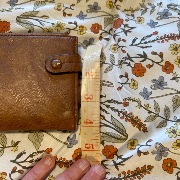 Brown Snap Closure Wallet/Wristlet - Picture 2 of 7